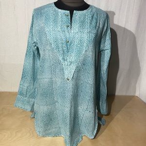 Roberta Roller Rabbit long sleeve blouse tunic